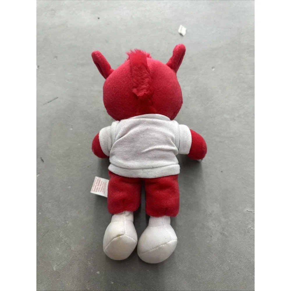 1998 Vintage, Arkansas Razorbacks, Big Red Plush Beanie Stuffed Animal, College